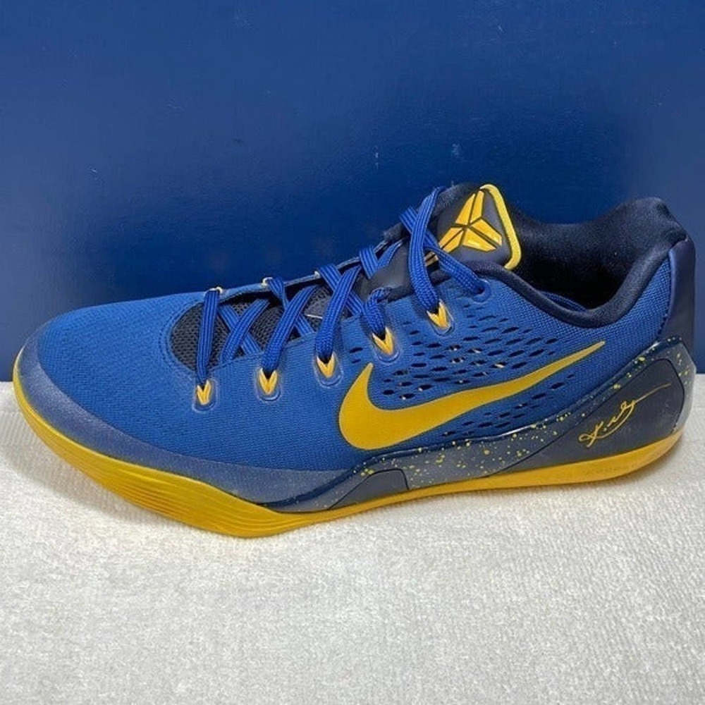 Nike Men’s Kobe 9 “Gym Blue/Gold) Sz 10_7
